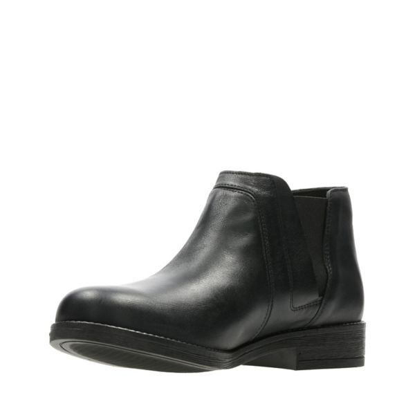 Clarks Womens Demi Beat Ankle Boots Black | UK-4761298